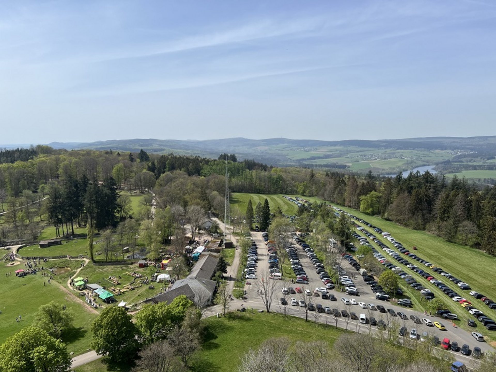 Ausblick auf das Fest der Wildenburg