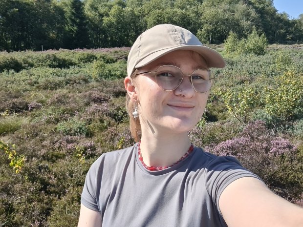 Selfie der 22-jährigen Forststudentin und Commerzbank-Umweltpraktikantin Veronika Segerer. 