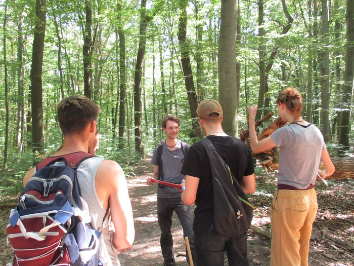 Foto: Silvan Schmieg Menschen im Wald Hainich